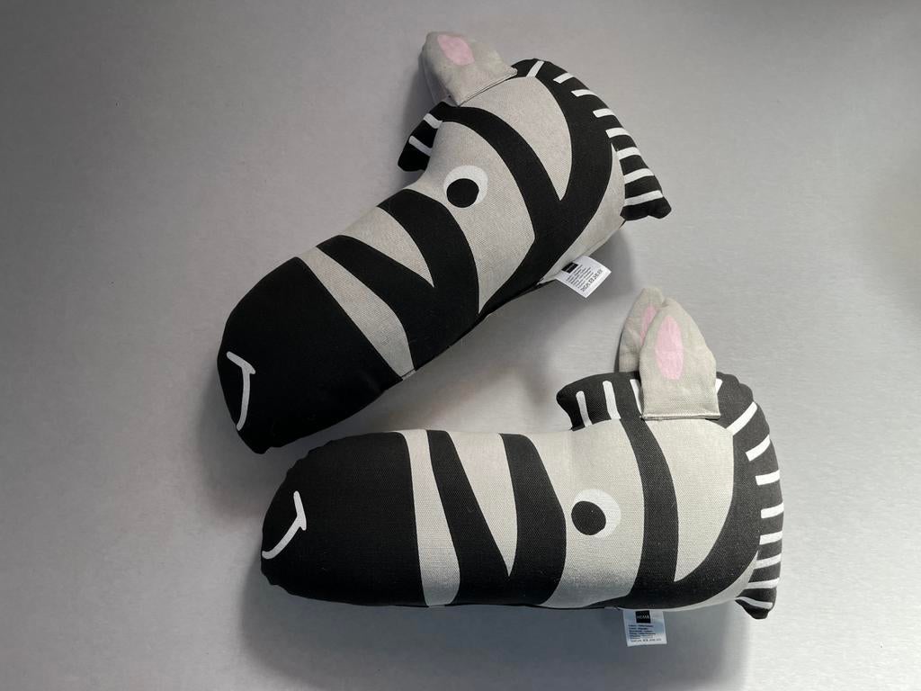 Twee zebra knuffels, Ophalen of Verzenden, Zo goed als nieuw, Overige typen