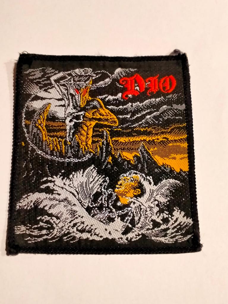 Dio Holy Diver vintage hardrock rock muziek kleding patch, Verzenden, Zo goed als nieuw, Kleding