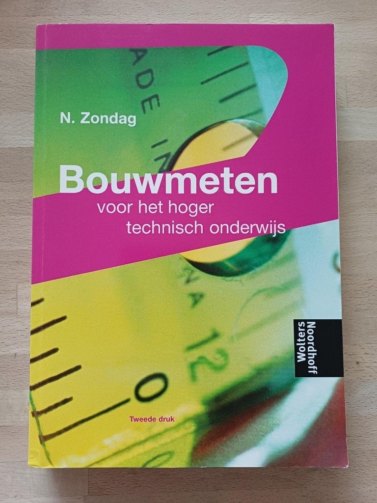 studieboek HBO bouwkunde Bouwmeten, Boeken, Studieboeken en Cursussen, Ophalen of Verzenden, Beta, Nieuw, HBO