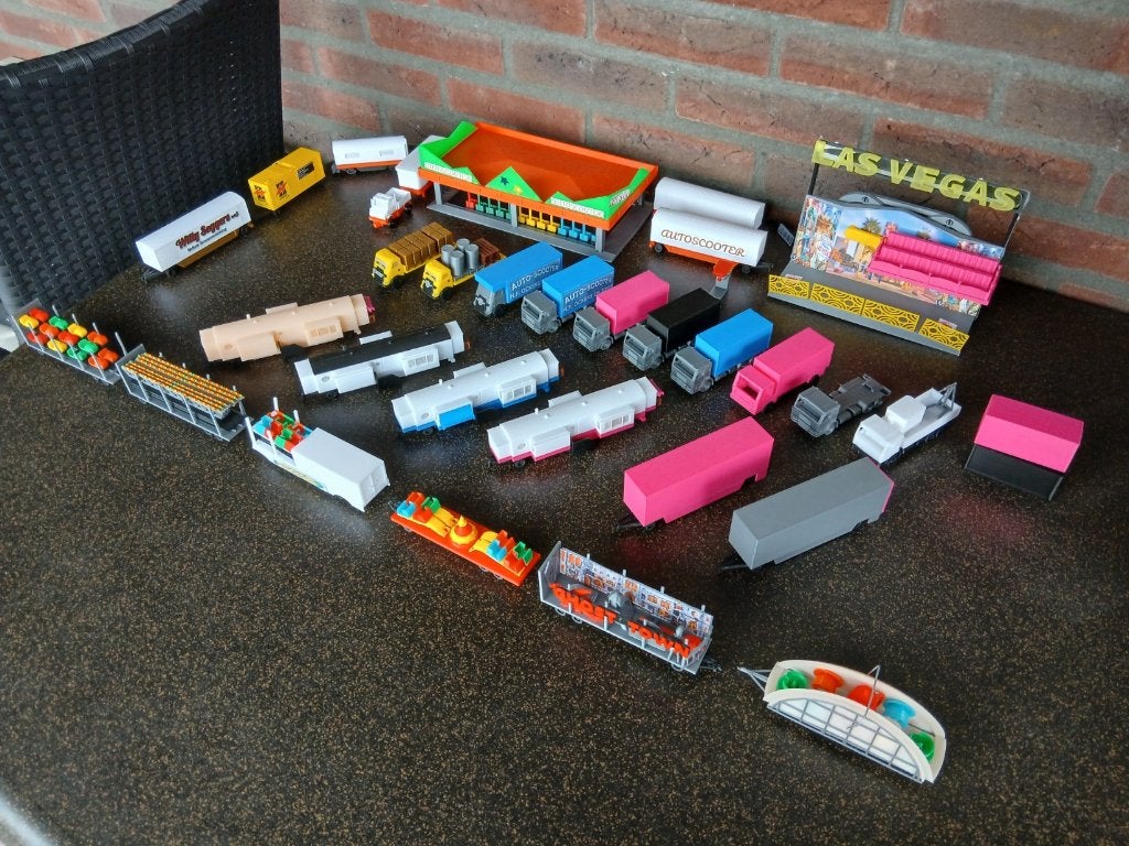 Woonwagens / Salonwagens verschillende soorten, Overige merken, 1:50 of kleiner, Overige typen, Nieuw