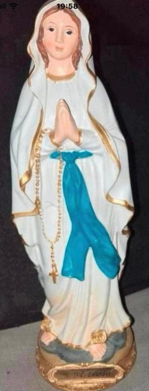 MARIA LOURDES !PRACHTIG NIEUW BEELD!UIT ITALIË!  polyresin, Antiek en Kunst, Ophalen of Verzenden