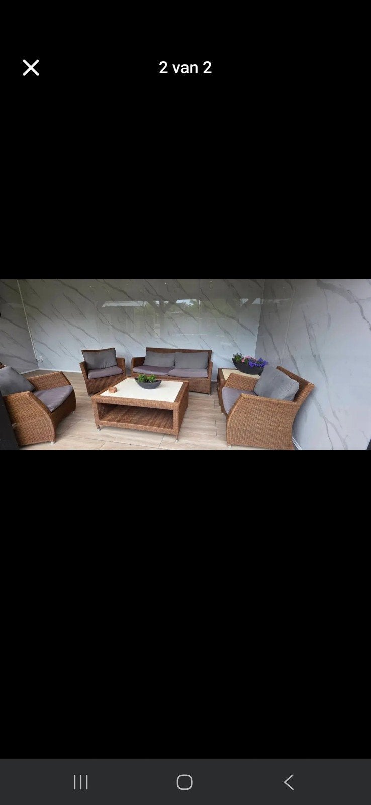 Tuinset, Tuin en Terras, Tuinsets en Loungesets, Ophalen of Verzenden, Bank