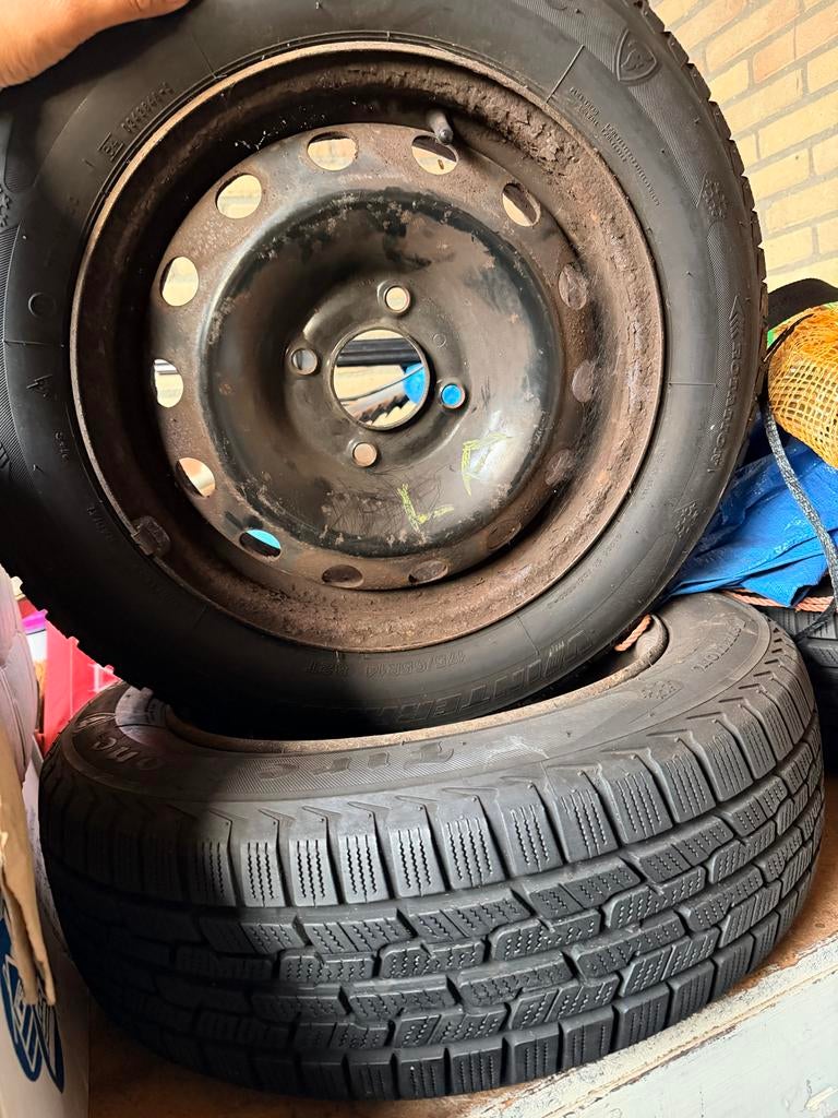 Winterbanden met velg 14 inch all season, Auto-onderdelen, Banden en Velgen, Ophalen of Verzenden, Gebruikt, Winterbanden, Banden en Velgen