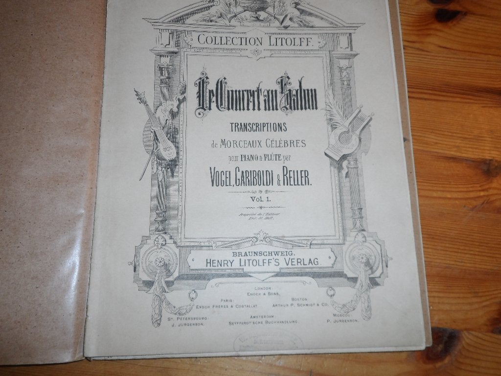 De Concert au Salon - Vogel / Gariboldi / Reller / Wenzel, Gebruikt, Klassiek, Ophalen of Verzenden, Artiest of Componist