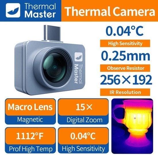 Thermische Camera – Warmtebeeldcamera – Infraroodcamera, Corvance B.V., Verzenden, Nieuw, Corvancebol@gmail.com