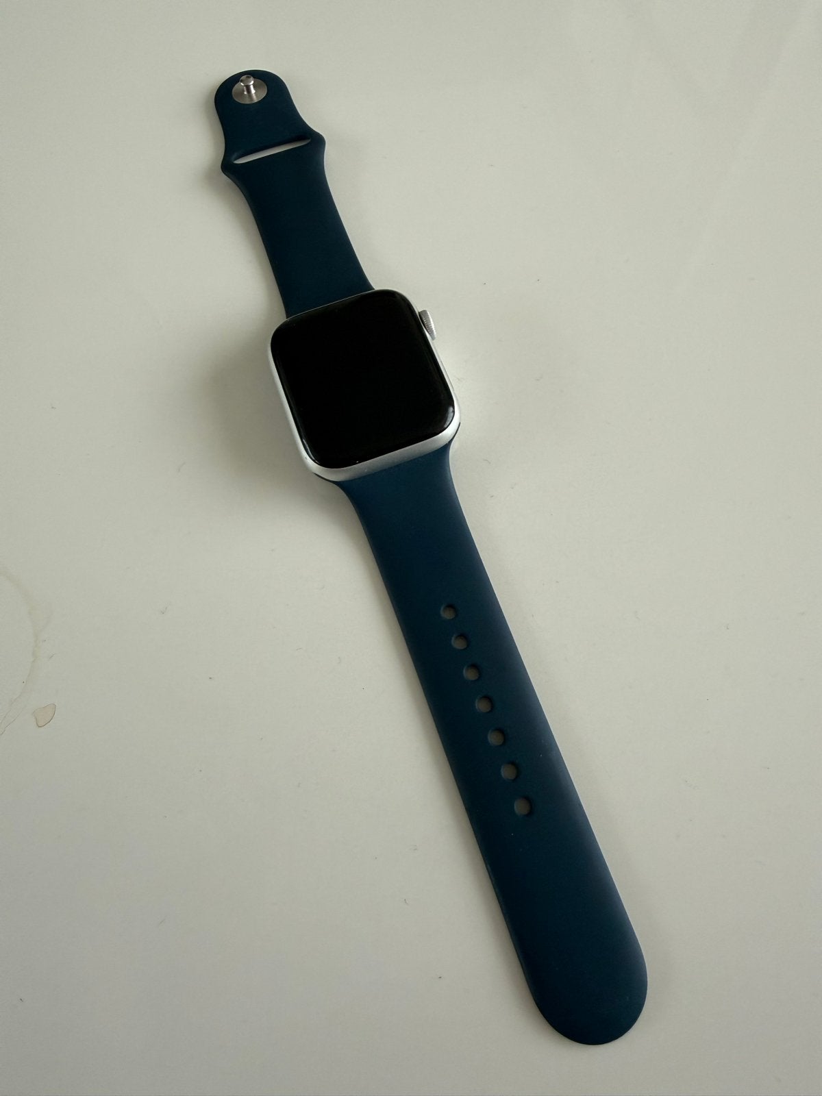 Apple Watch Nike SE 44mm, Sieraden, Tassen en Uiterlijk, Smartwatches, Gebruikt, iOS, Blauw, Afstand, Waterdicht, Ophalen