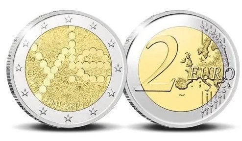 Finland 2 Euro 2026 100 jaar Yle (publieke omroep) in coinca, Postzegels en Munten, Munten | Europa | Euromunten, Ophalen of Verzenden