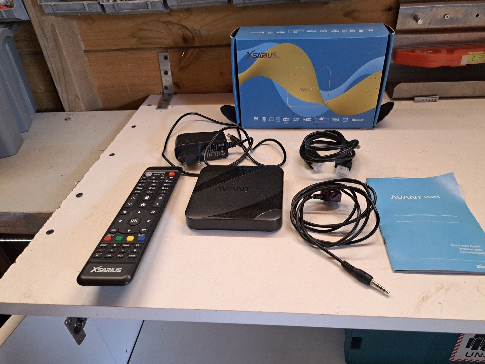 XSARUIS AVANT 5G 4K Android TV Box, Ophalen, Zo goed als nieuw, HDMI, Zonder harde schijf