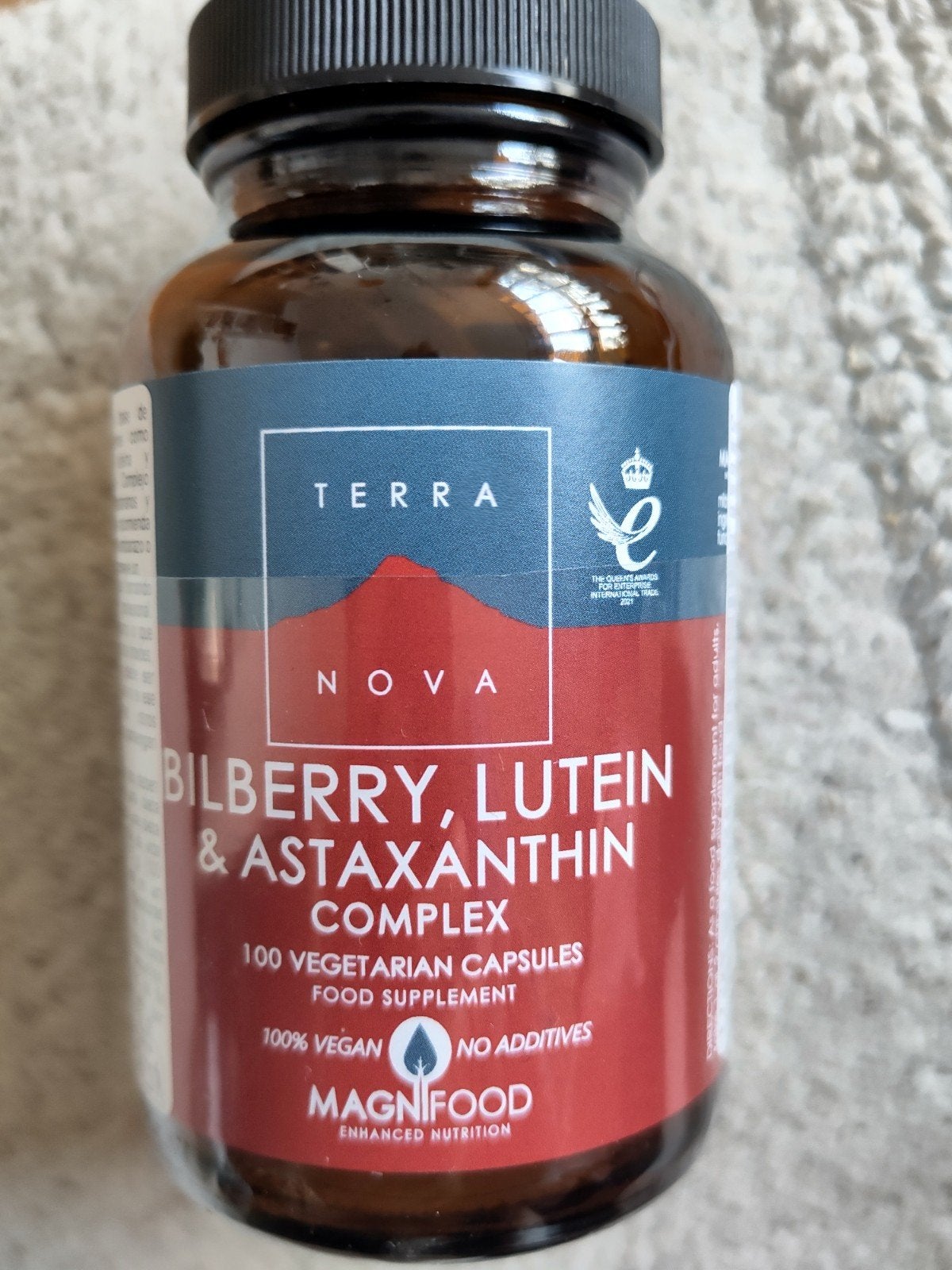 Bilberry, luteine & astaxanthine complex, goed voor de ogen, Ophalen of Verzenden, Zo goed als nieuw, Overige typen