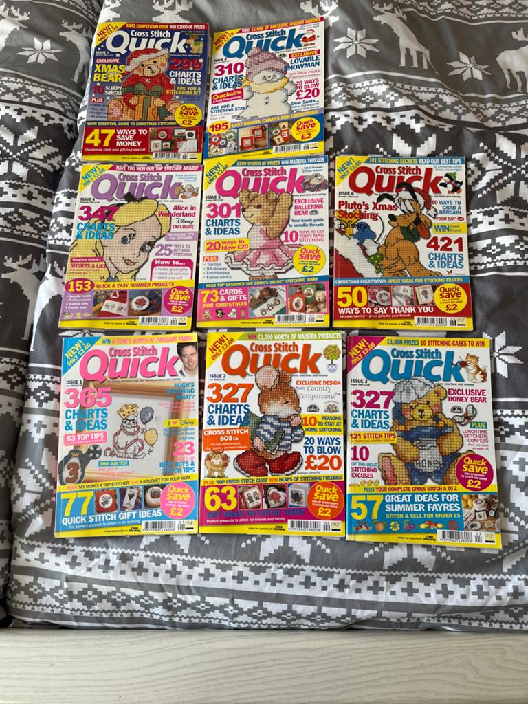 Cross Stitch Quick Tijdschriften - Diverse Uitgaven, Hobby en Vrije tijd, Naaien en Fournituren, Ophalen of Verzenden, Zo goed als nieuw