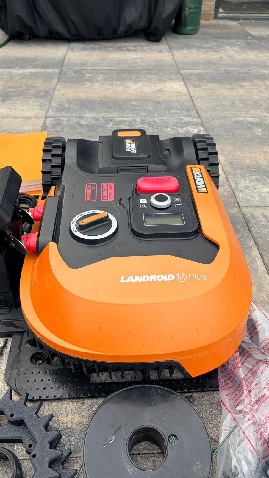 Worx landroid robotmaaier, Ophalen, Gebruikt, Met regensensor
