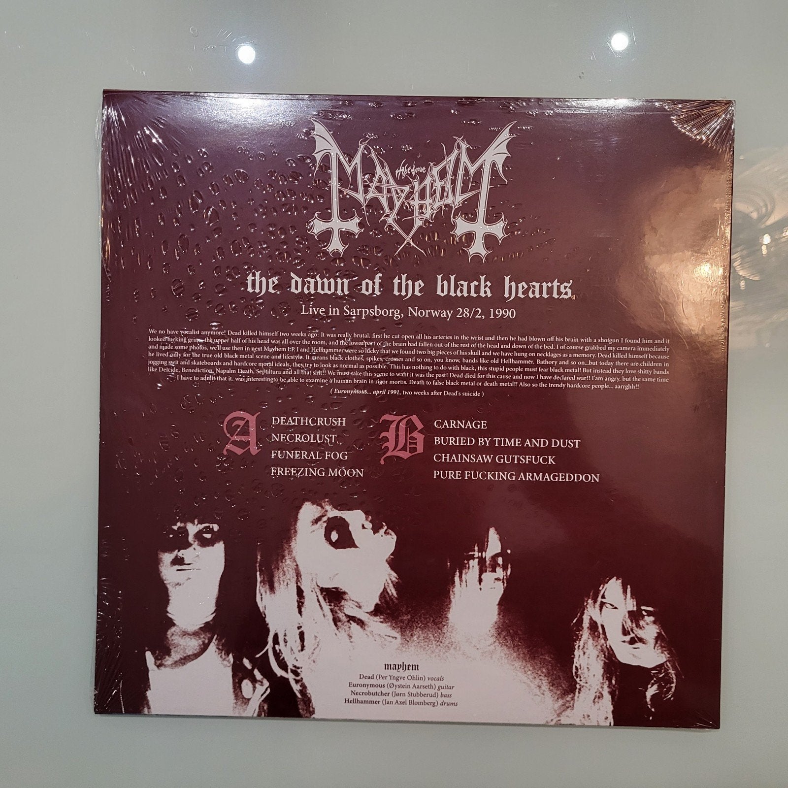 Mayhem met originele voorkant, Ophalen of Verzenden, Nieuw in verpakking