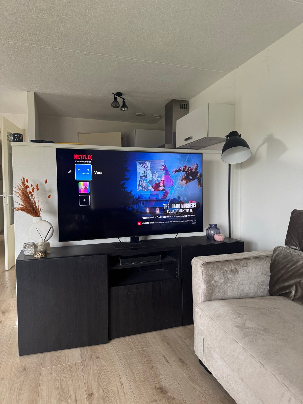 Samsung 55 inch QLED 4K Smart TV QE55Q80AATXXN, Audio, Tv en Foto, Televisies, Ophalen, QLED, 120 Hz, Zo goed als nieuw