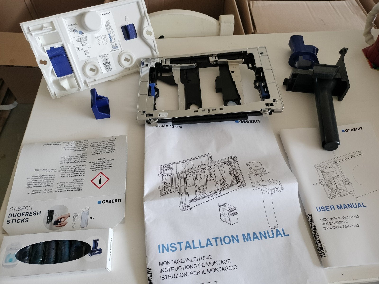 Geberit Duofresh Toilet Stickhouder | UP320 |, Doe-het-zelf en Verbouw, Sanitair, Ophalen of Verzenden, Nieuw, Toilet
