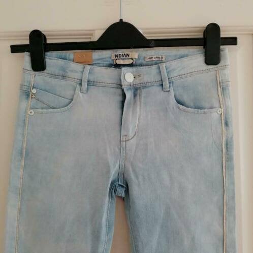 Indian Blue Jeans super skinny fit licht blauw mt 176 34824, Broek, Indian Blue Jeans, Meisje, .