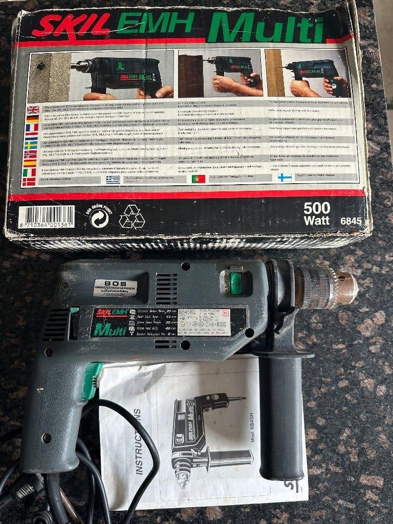 Skil klopboormachine, Gebruikt, Ophalen of Verzenden, Klopboormechanisme, Kolomboormachine