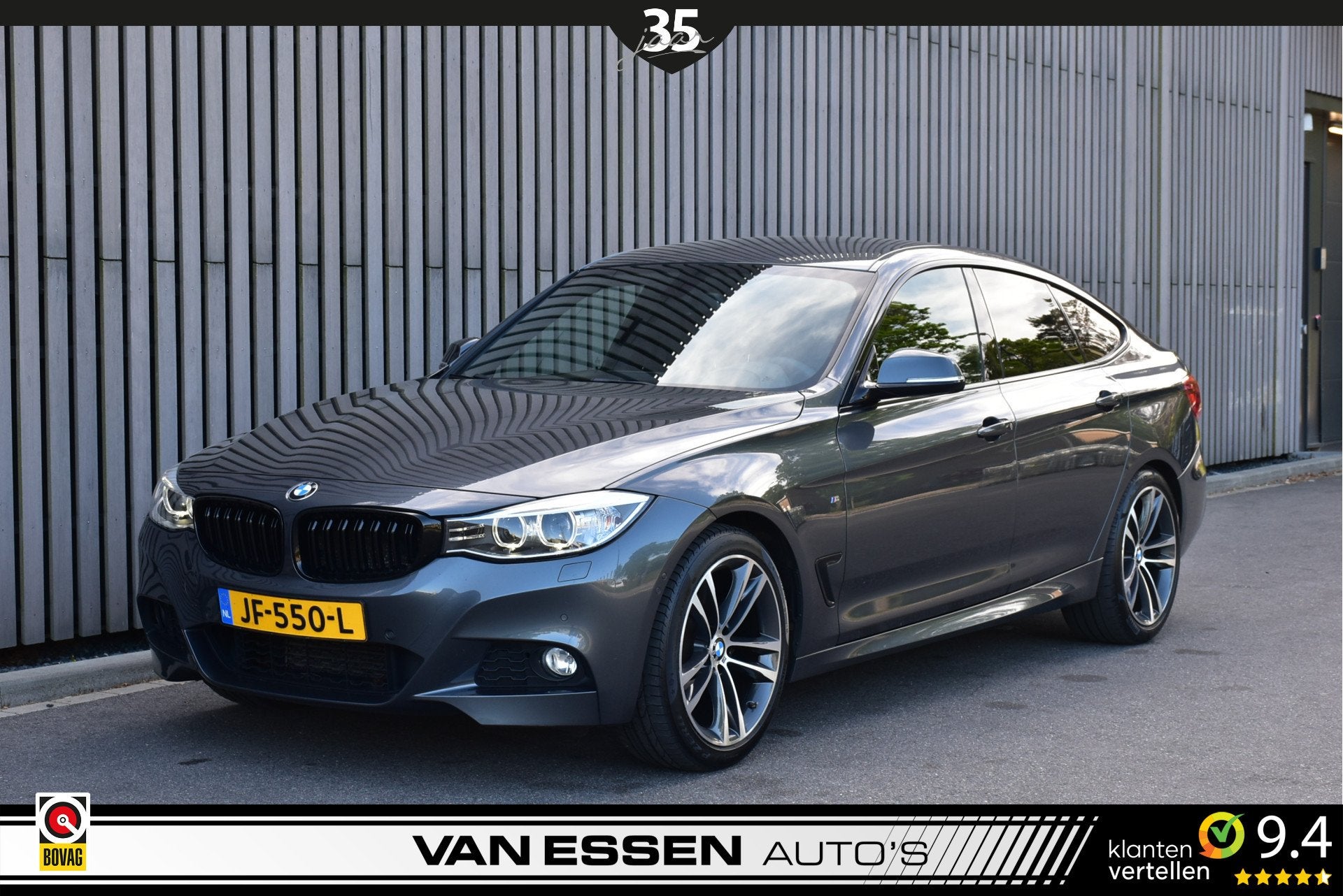 BMW 3-serie Gran Turismo 320i High Executive M-Sport Leder N, Auto's, BMW, Achterwielaandrijving, Gebruikt, Euro 6, 4 cilinders
