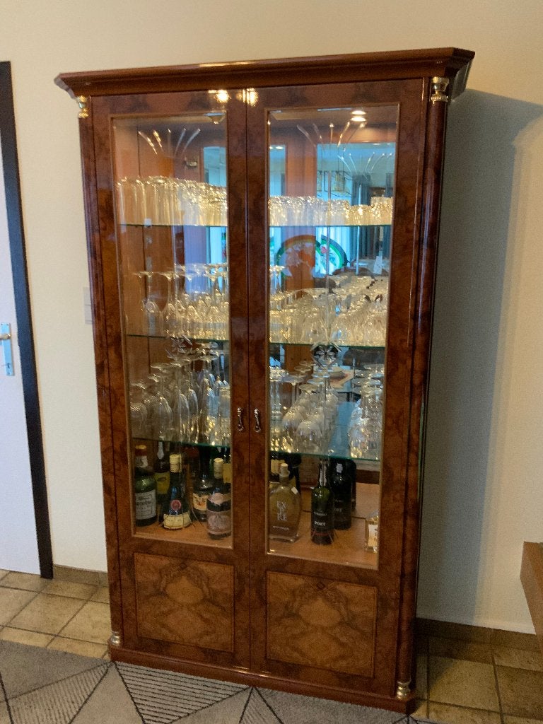 Meubels, Huis en Inrichting, Kasten | Televisiemeubels, Ophalen, Gebruikt, 100 tot 150 cm, Glas