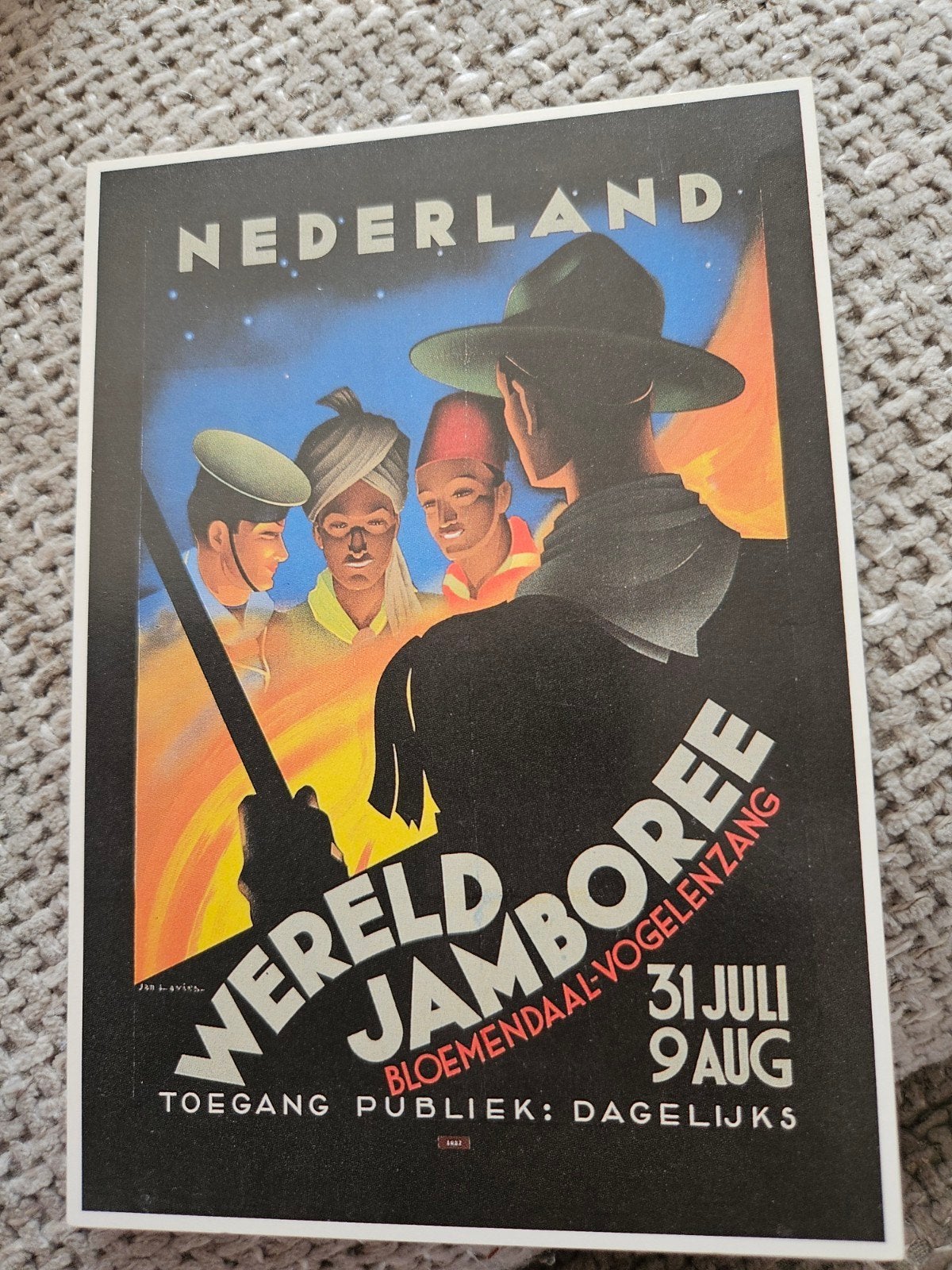 Wereld Jamboree Nederland- Bloemendaal 1937, Ophalen of Verzenden, 1980 tot heden
