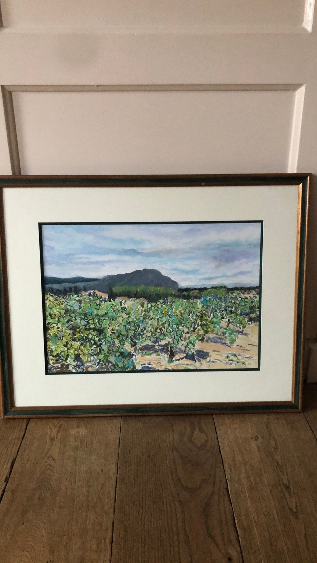 Oude aquarel, Antiek en Kunst, Ophalen of Verzenden