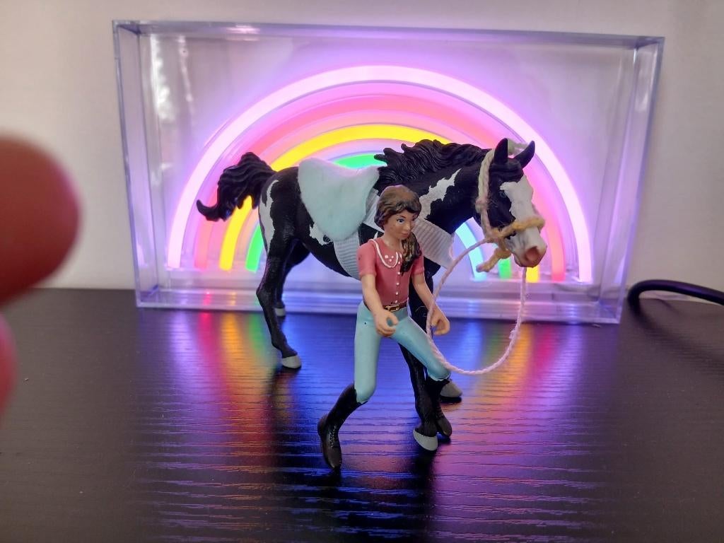 Schleich barebackpad en touw hoofdstel, Ophalen of Verzenden, Nieuw