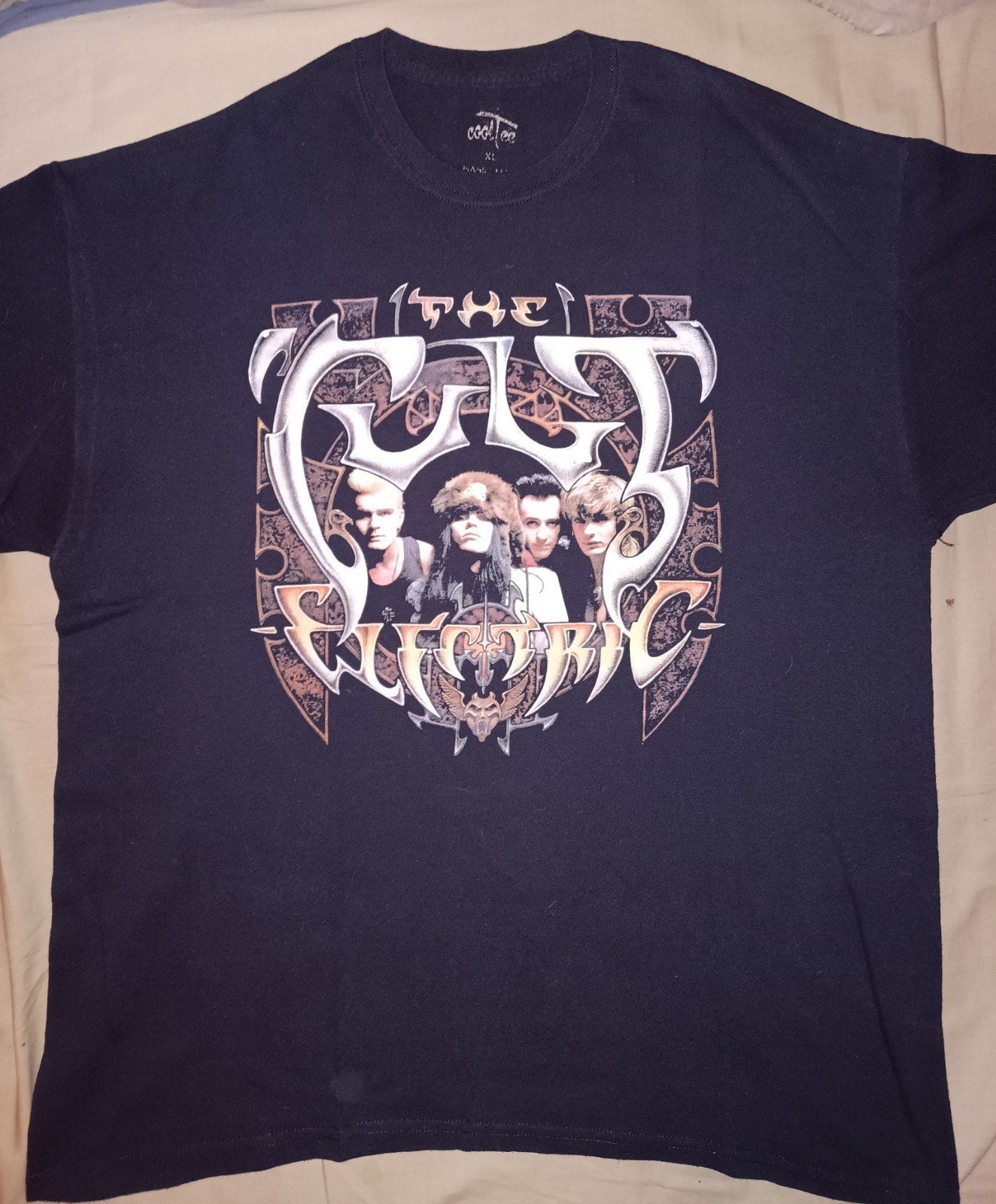 The Cult "Electric" t-shirt XL, Ophalen of Verzenden, Zo goed als nieuw, Maat 56/58 (XL), Zwart