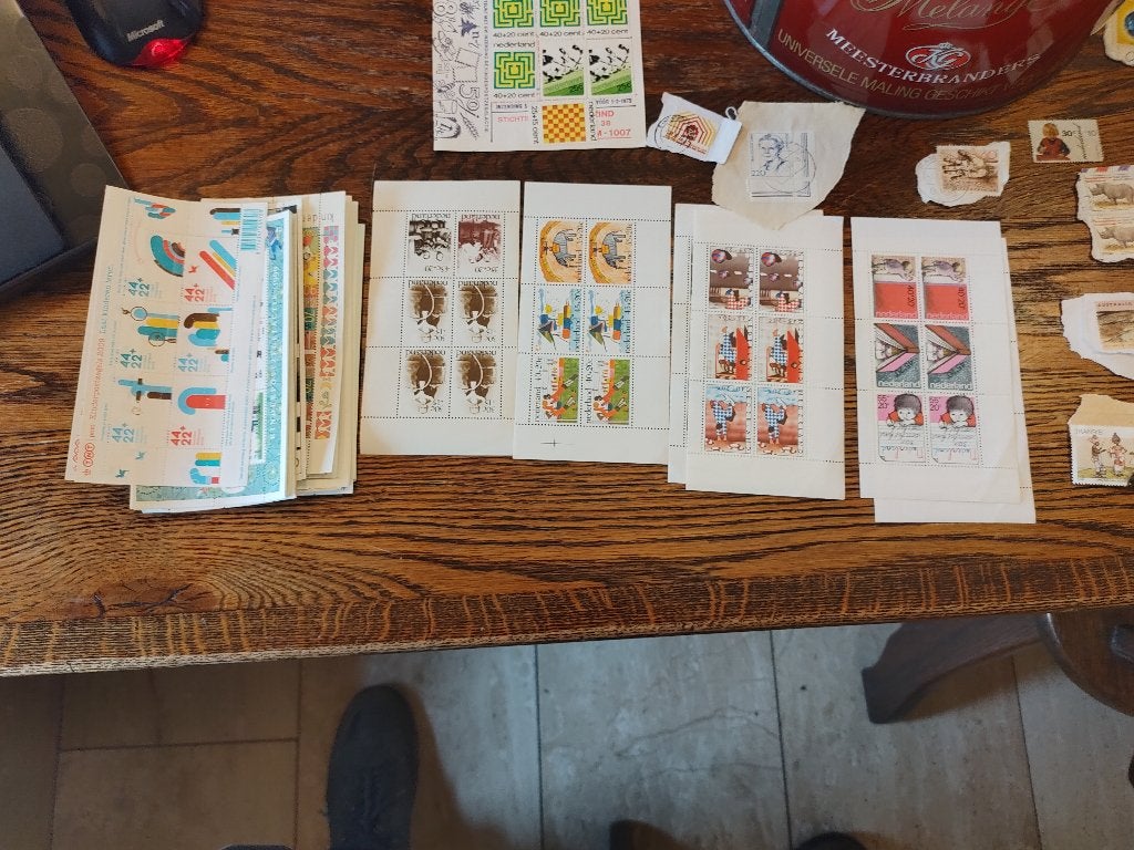 postzegels, Ophalen, Nederland en Buitenland