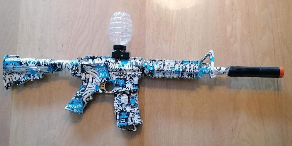 Gelblaster met 100.000 balletjes, Verzenden, Zo goed als nieuw