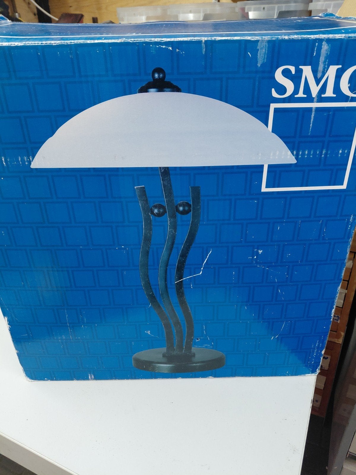 mooie antieke tafel lamp., Ophalen of Verzenden