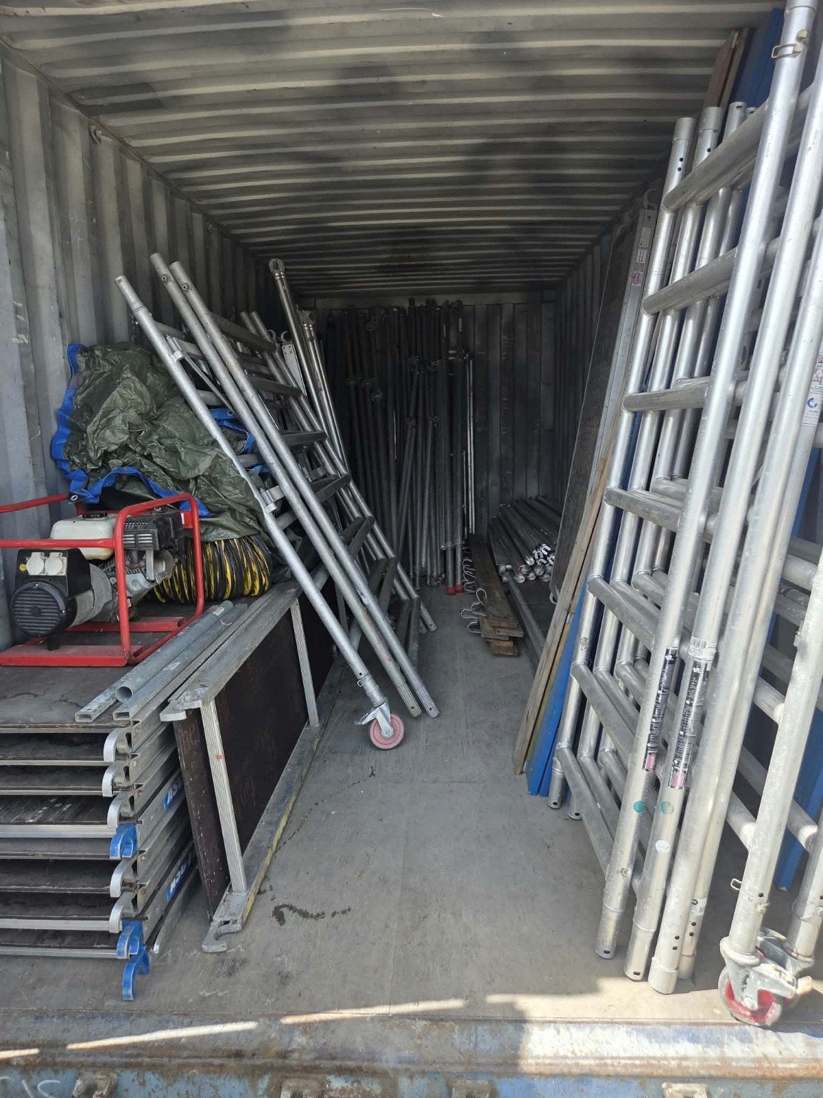 Complete partij professionele aluminium rolsteigers, Ophalen of Verzenden