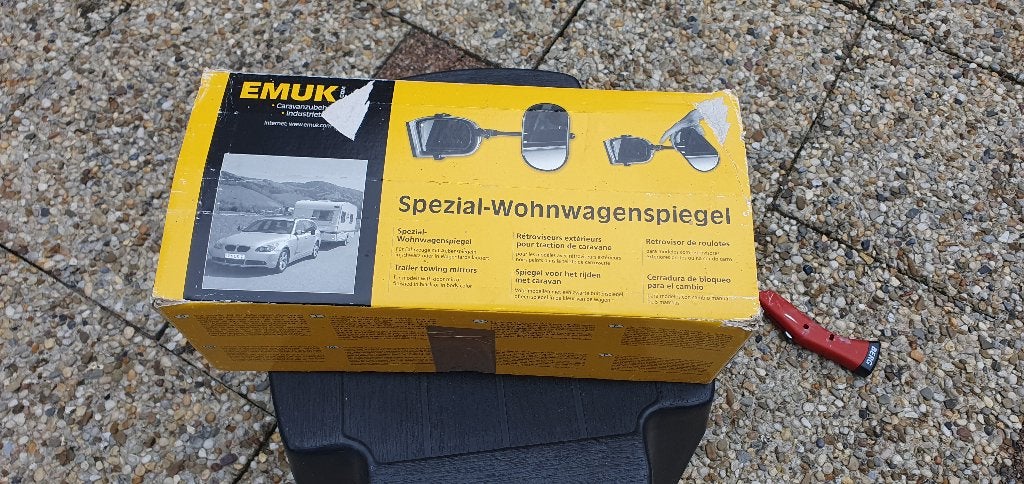 Emuk caravanspiegels, Ophalen of Verzenden, Gebruikt, Opel