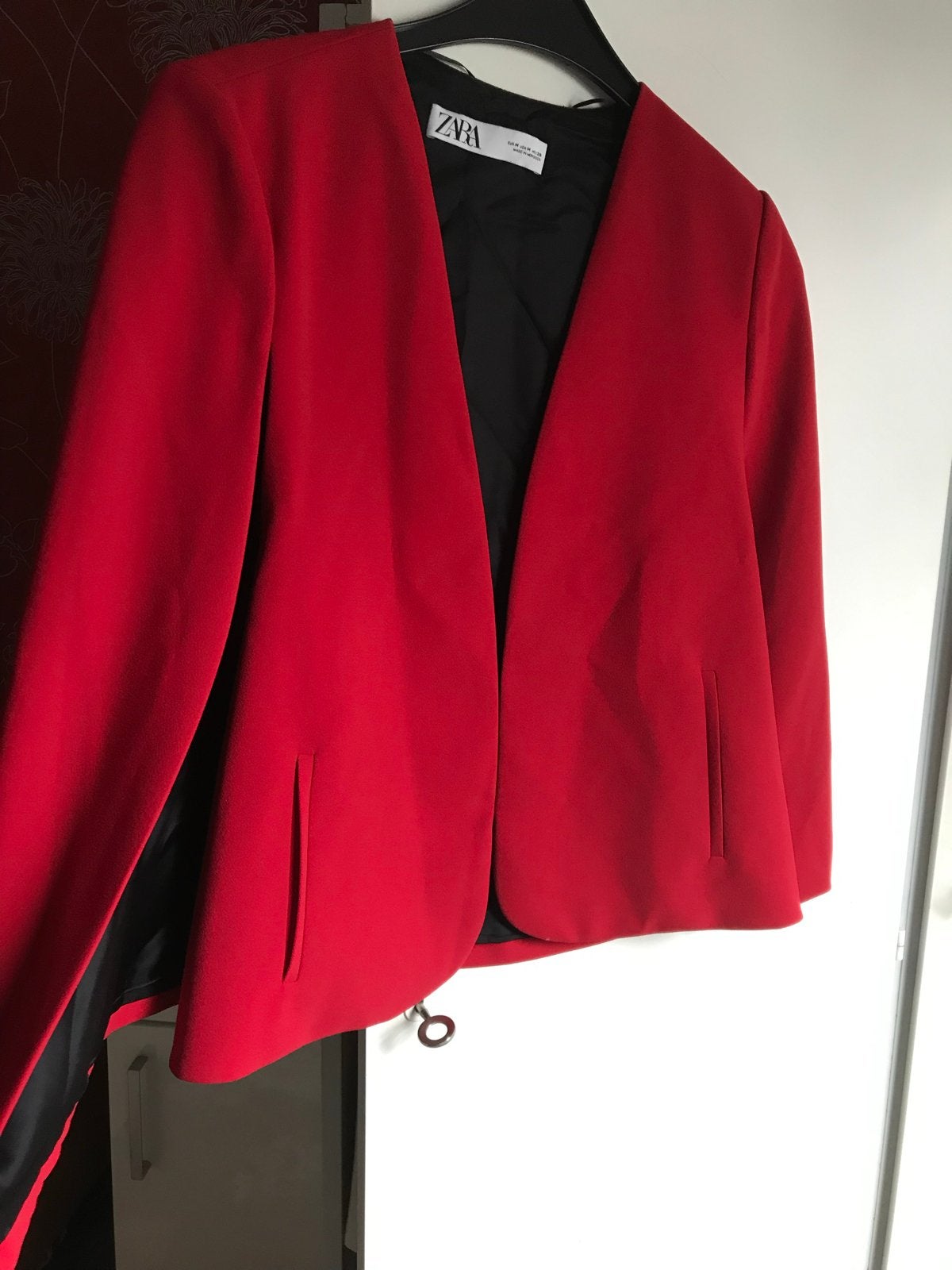 Rood Zara Jasje - Maat M, Maat 38/40 (M), Ophalen of Verzenden, Zo goed als nieuw, Jasje