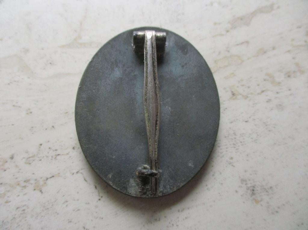 Zilveren Verwundetabzeichen L/14 Friedrich Orth brede pin!!!, Verzenden, Landmacht, Duitsland, Lintje, Medaille of Wings