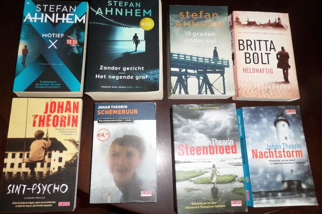 Thrillers - 19 boeken -  ZGAN, Boeken, Ophalen, Zo goed als nieuw, Scandinavië