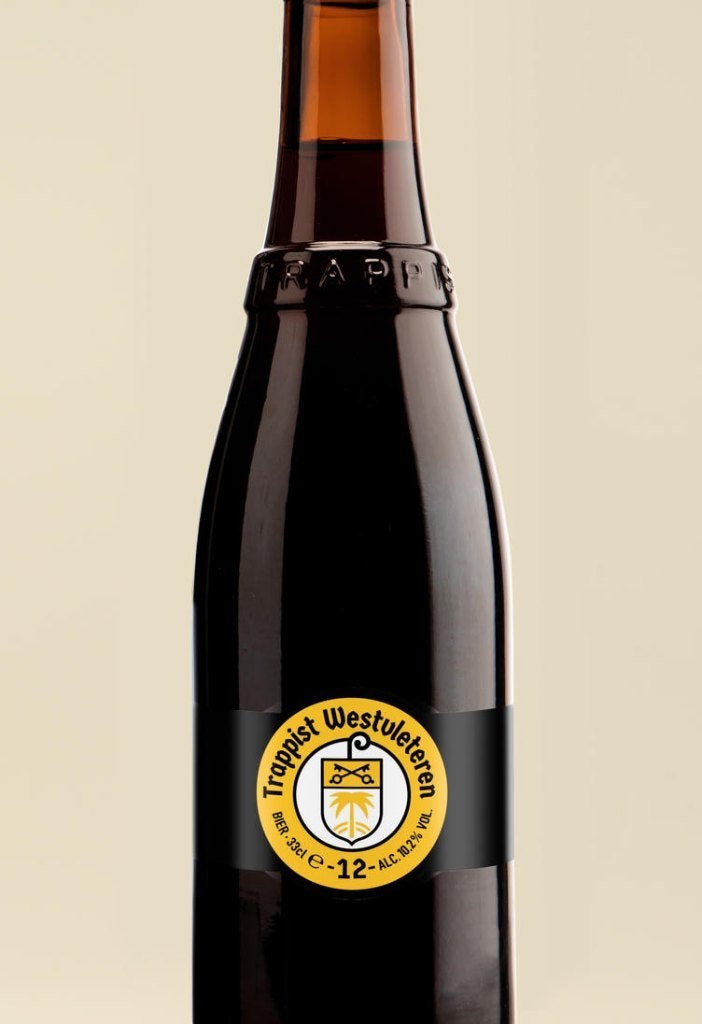 Westvleteren trappist 12 > gerijpt beste bier van de wereld., Verzamelen, Biermerken, Ophalen of Verzenden, Nieuw, Flesje(s), Overige merken