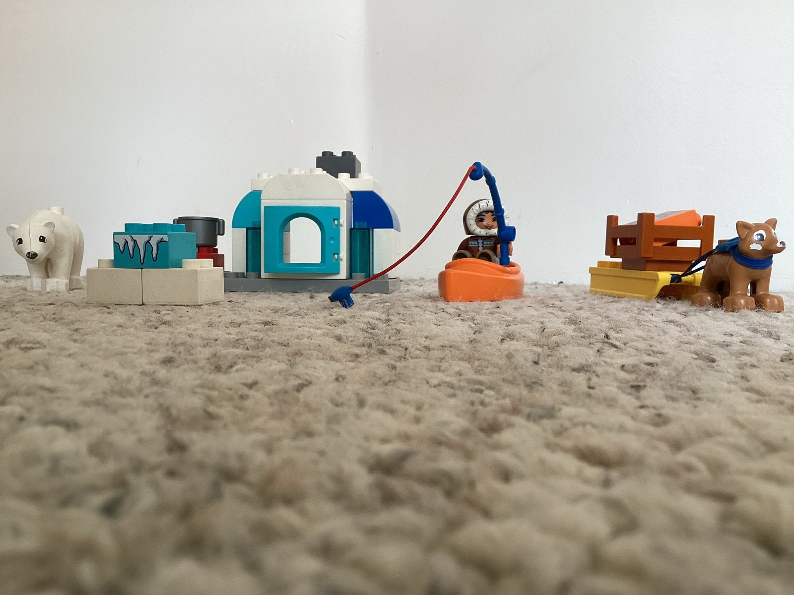 Duplo poolgebied met walvis en kano Set 10803 compeet, Inclusief minifiguren, Gebruikt, Ophalen of Verzenden, Duplo