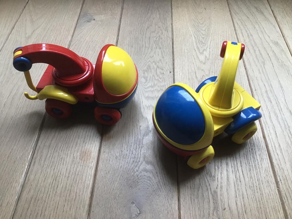 Ambi Toys takelwagens, geven geluidje bij rijden en bij, Ophalen of Verzenden, Gebruikt, Overige typen