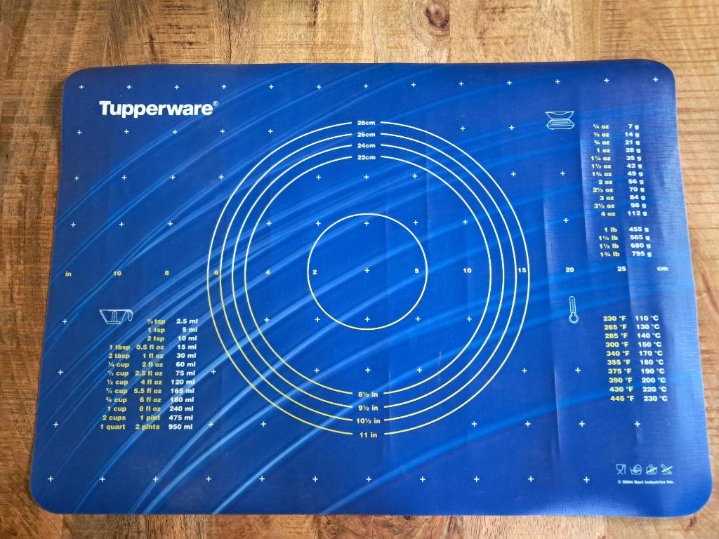 Tupperware Bakmat, afmetingen 65x46 cm, Huis en Inrichting, Keuken | Tupperware, Ophalen of Verzenden, Nieuw, Blauw, Overige typen