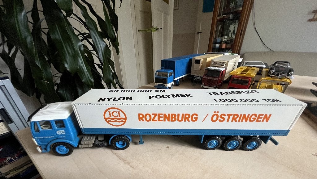 Mercedes NZG Damco GG jubileum uitgave met ICI, Ophalen of Verzenden, Nieuw, Bus of Vrachtwagen, NZG