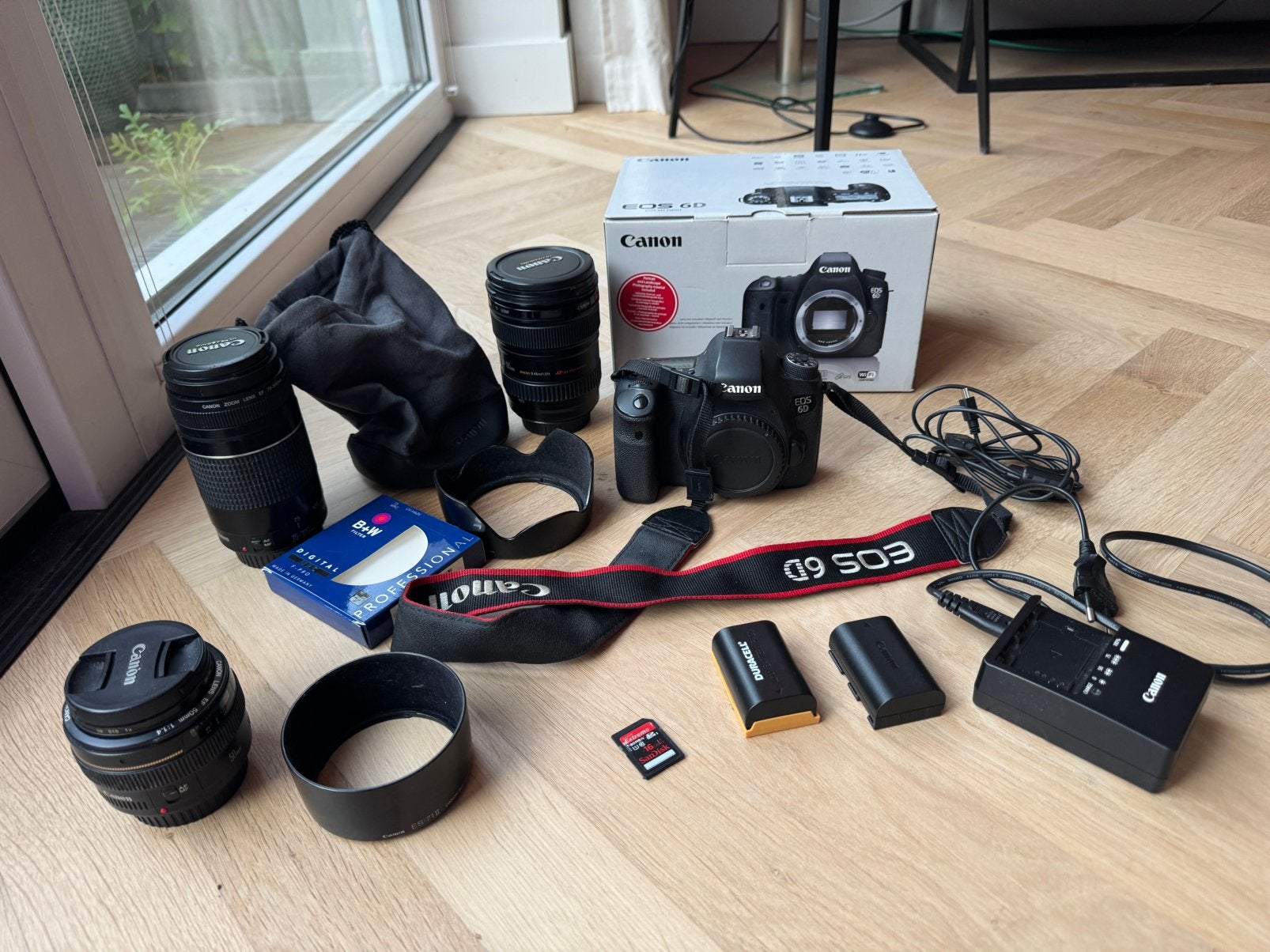 Complete Canon EOS 6D full-frame set + 3 lenzen, Gebruikt, Spiegelreflex, Ophalen of Verzenden, 4 t/m 7 keer