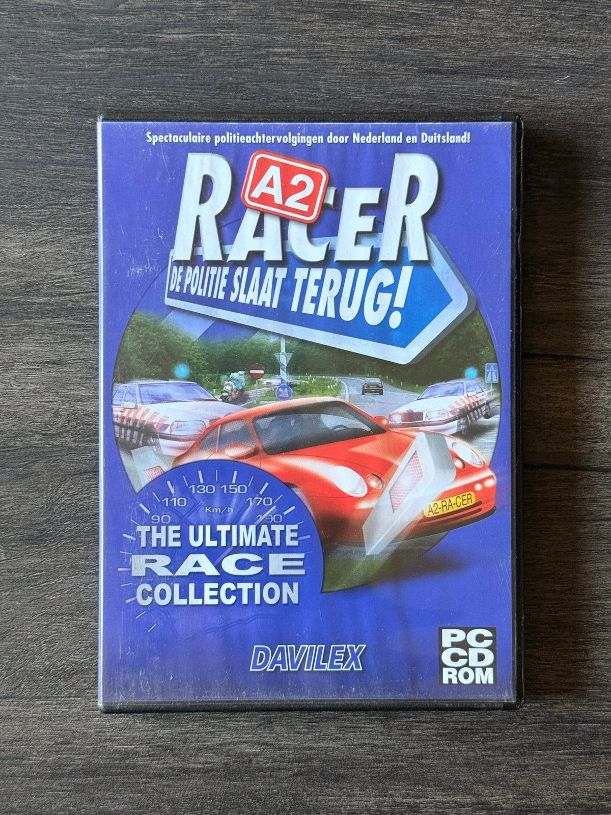A2 Racer: De Politie Slaat Terug! PC CD-ROM Davilex, 1 speler, Racen en Vliegen, Ophalen of Verzenden, Zo goed als nieuw