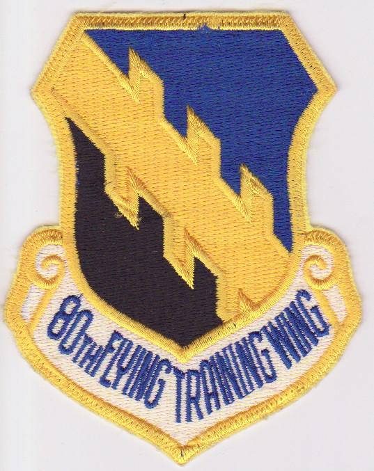 (Mouw)embleem: ENJJPT / SAFB: 80th FTW (kleur), Verzenden, Luchtmacht, Amerika, Embleem of Badge