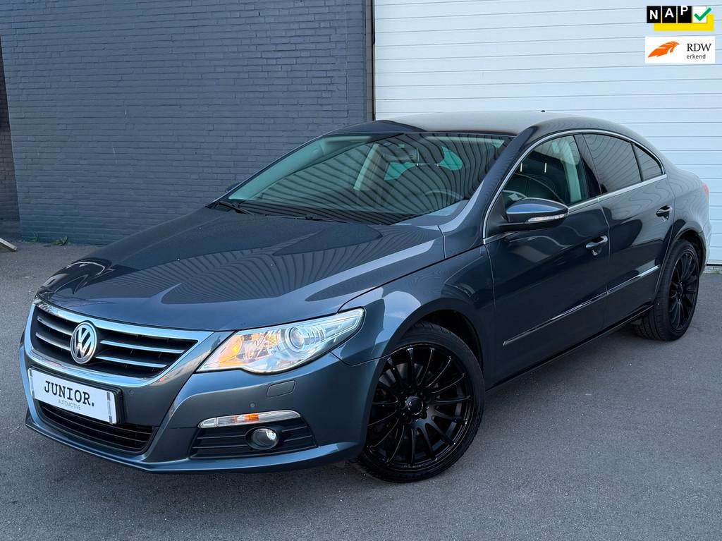 Volkswagen Passat CC 1.8 TSI 5p AUTOMAAT/LEDER/CRUISE/CLIMA/, Euro 5, Zwart, 4 cilinders, 161 pk