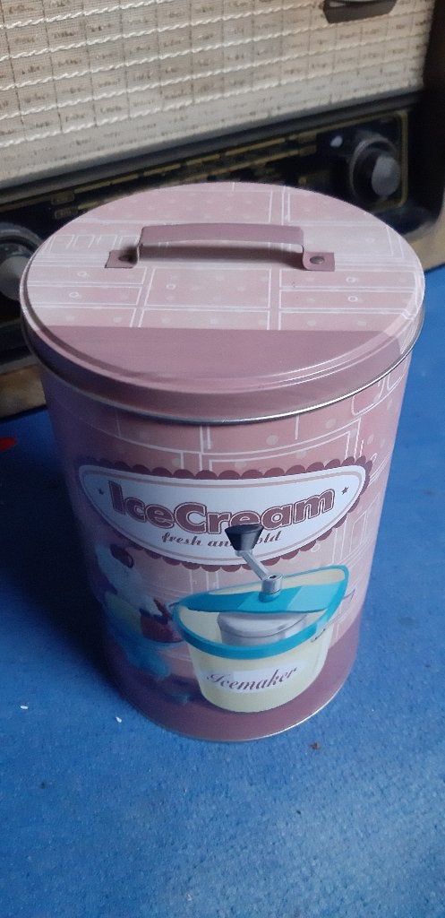 nieuwe blikken doos Ice Cream, Verzamelen, Ophalen of Verzenden, Huis en Inrichting