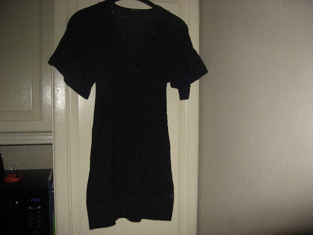 leuk blauw / zwart jurkje Zidane, mt S, Zo goed als nieuw, Maat 36 (S), Boven de knie, Zidane