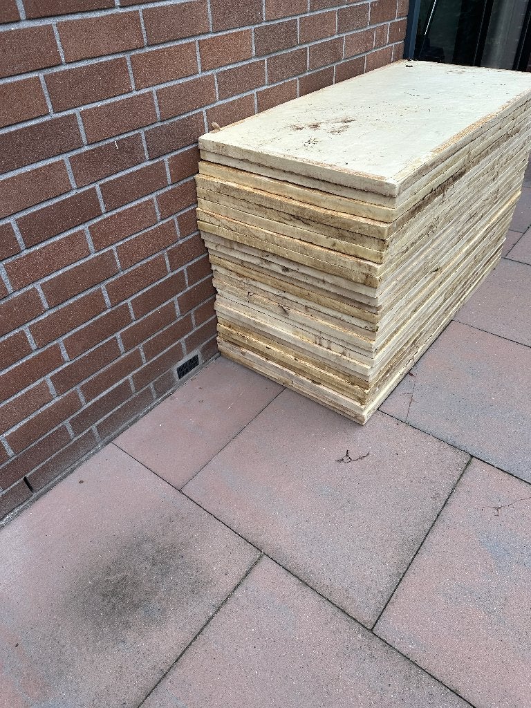 isolatieplaat, Doe-het-zelf en Verbouw, Gebruikt, Vloerisolatie, Hardschuim (Pir), 15 m² of meer