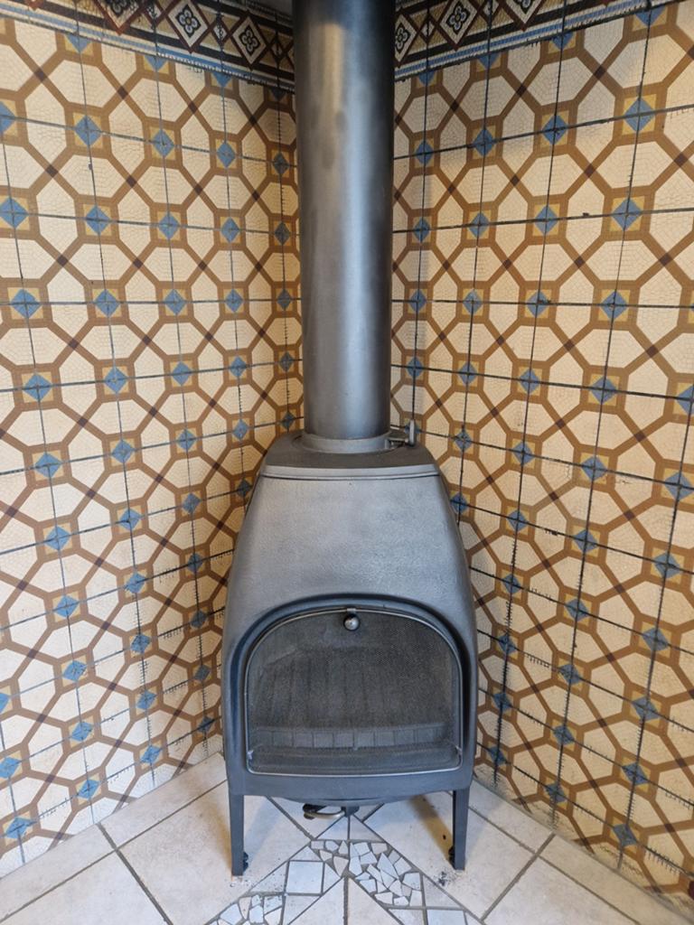 Jotul houtkachel type 1, Huis en Inrichting, Ophalen, Gebruikt, Houtkachel, Vrijstaand
