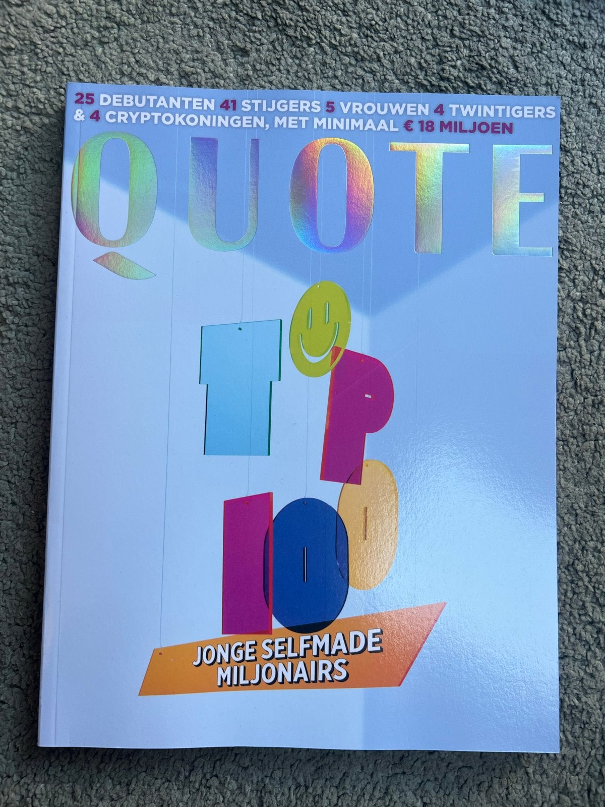 Quote Top 10 Jonge Selfmade Miljonairs, Ophalen of Verzenden, Zo goed als nieuw, Overige typen
