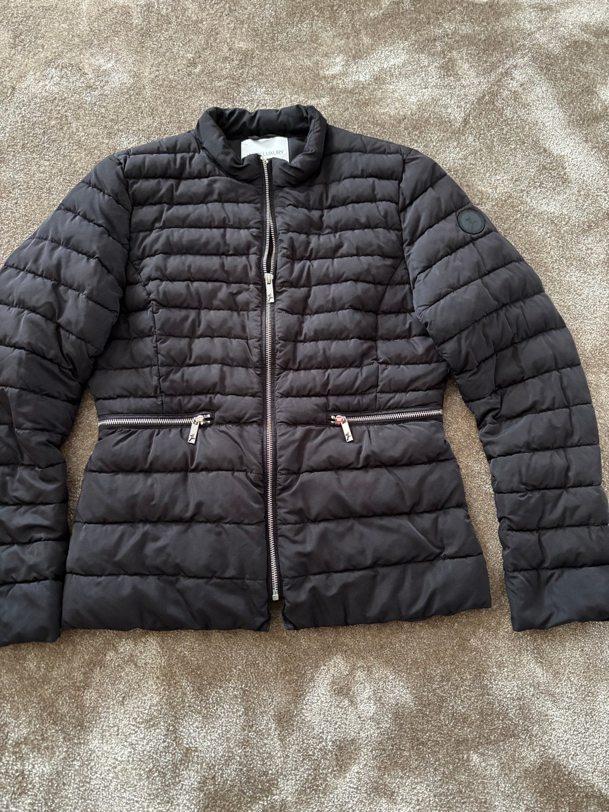 Jacky Luxury Dames Dons Jasje Zwart Maat M, Ophalen, Gedragen, Maat 38/40 (M), Zwart