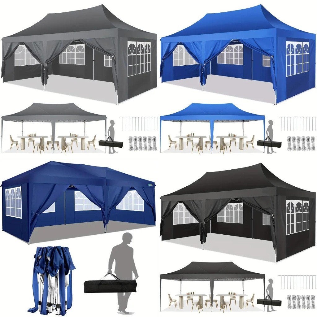 Partytent 3x6m te huur – met zijwanden – €40 voor 3 dagen, Ophalen, 5 tot 8 meter